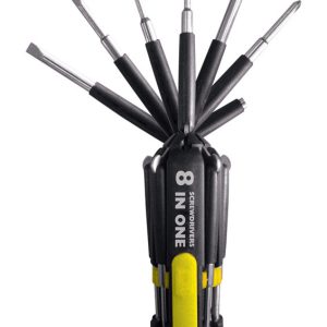 Steel Grip 8 in 1 8-in-1 Screwdriver with Flashlight