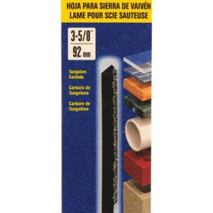 ARTU 3-5/8 in. Tungsten Carbide U-Shank Jig Saw Blade Assorted TPI 1 pk