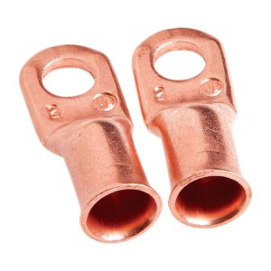 Forney 2 in. L X 1.88 in. W Welding Cable Lug Copper 2 pc