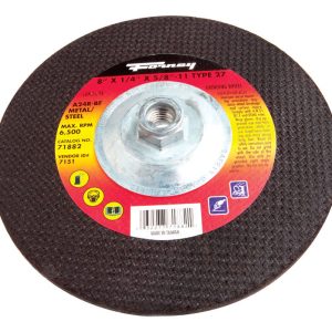 Forney 8 in. D Metal Grinding Wheel