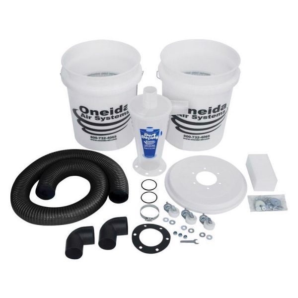 Oneida Air Systems Dust Deputy Deluxe 12 in. L X 12 in. W X 2 in. D Wet/Dry Vac Cyclone Separator Ki