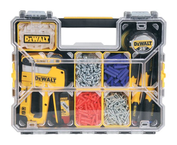 DeWalt Deep Pro 14 in. W X 4.5 in. H Storage Organizer Plastic 10 compartments Yellow