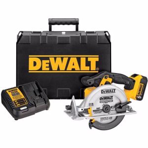 DEWALT 20V MAX 6-1/2 in. Cordless Brushed Circular Saw Kit (Battery & Charger)
