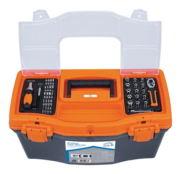 Home Plus Tool Box Set 40 pc