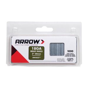 Arrow 2 in. 18 Ga. Straight Strip Galvanized Brad Nails 1,000 pk