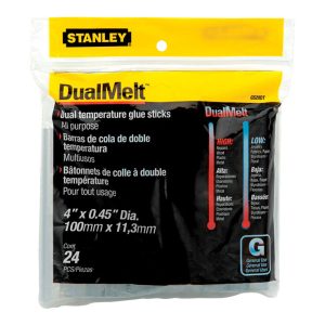 Stanley 0.5 in. D X 4 in. L Glue Sticks Clear 24 pk
