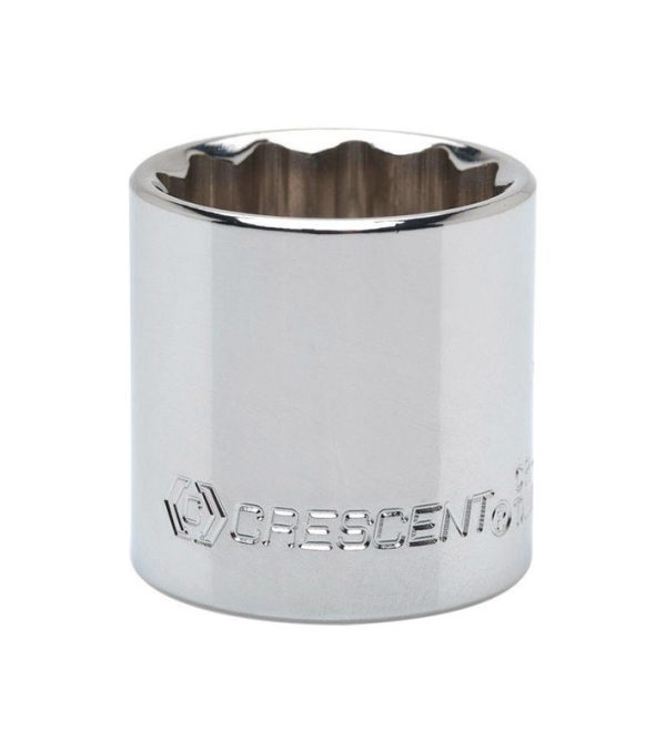 Crescent 7/16 in. X 3/8 in. drive SAE 12 Point Standard Socket 1 pc