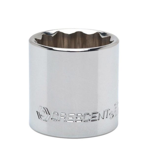 Crescent 3/8 in. X 3/8 in. drive SAE 12 Point Standard Socket 1 pc