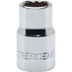Crescent 14 mm X 3/8 in. drive Metric 12 Point Standard Socket 1 pc