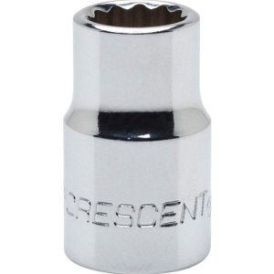 Crescent 12 mm X 3/8 in. drive Metric 12 Point Standard Socket 1 pc