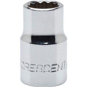 Crescent 19 mm X 3/8 in. drive Metric 12 Point Standard Socket 1 pc