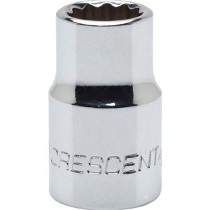 Crescent 9 mm X 3/8 in. drive Metric 12 Point Standard Socket 1 pc