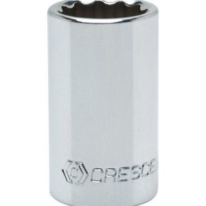 Crescent 1/2 in. X 1/2 in. drive SAE 12 Point Standard Socket 1 pc
