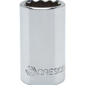 Crescent 1-1/8 in. X 1/2 in. drive SAE 12 Point Standard Socket 1 pc