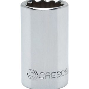 Crescent 1 in. X 1/2 in. drive SAE 12 Point Standard Socket 1 pc