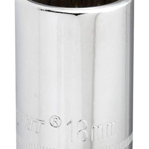 Crescent 18 mm X 1/2 in. drive Metric 12 Point Standard Socket 1 pc