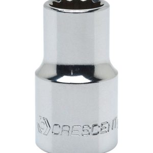 Crescent 12 mm X 1/2 in. drive Metric 12 Point Standard Socket 1 pc