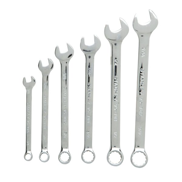 Stanley SAE Wrench Set Assorted in. L 6 pc
