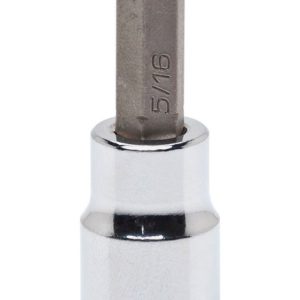 Crescent 6 mm X 3/8 in. drive Metric 6 Point Standard Hex Bit Socket 1 pc