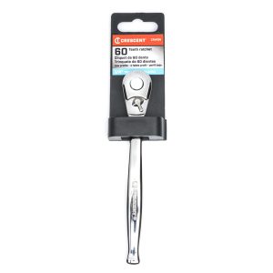 Crescent 1/4 in. drive Teardrop Quick-Release Ratchet 72 teeth
