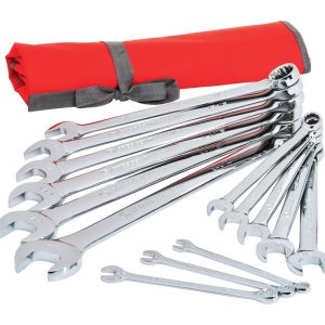 Crescent 12 Point Metric Combination Wrench Set 14.9 in. L 15 pk