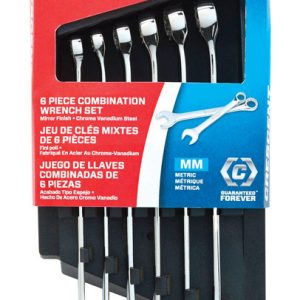 Crescent 12 Point Metric Combination Wrench Set 9.5 in. L 6 pk