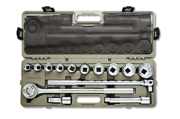 Crescent 3/4 in. drive SAE 6 and 12 Point Mechanics Tool Set 14 pc