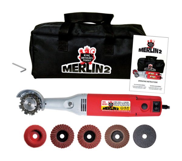 Merlin2 110 V 1 amps Corded 4 in. Mini Angle Grinder Tool Only