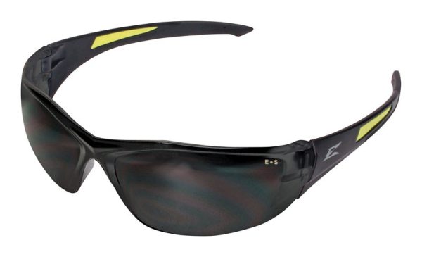 Edge Eyewear Delano G2 Safety Glasses Smoke Lens Black Frame 1 pc