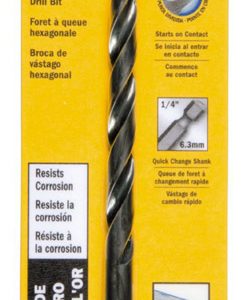 Irwin 1/4 in. X 4-3/4 in. L High Speed Steel Drill Bit 1 pc