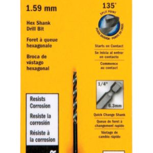 Irwin 1/16 in. X 2-5/8 in. L High Speed Steel Drill Bit 1 pc
