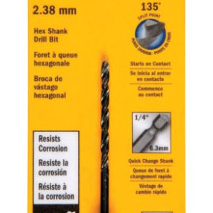 Irwin 3/32 in. X 3 in. L High Speed Steel Drill Bit 1 pc