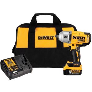DEWALT 20V MAX 1/2 in. Cordless Brushless Impact Wrench Kit (Battery & Charger)