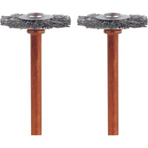 Dremel 3/4 in. X 2 in. L Stainless Steel Brush 2 pk