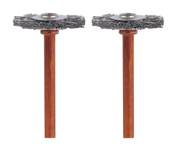 Dremel 3/4 in. X 2 in. L Stainless Steel Brush 2 pk