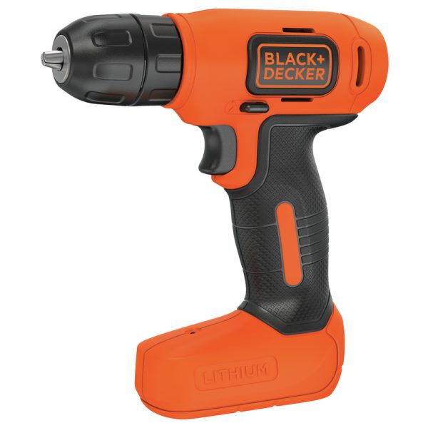 Black+Decker 8 V 3/8 in. Brushed Cordless Drill Kit (Battery & Charger)