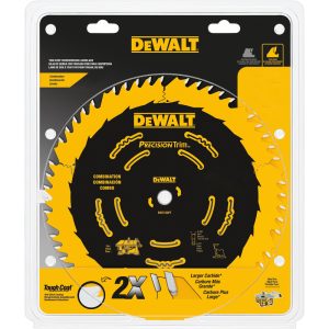 DeWalt 7-1/4 in. D X 5/8 in. Precision Trim Carbide Saw Blade 40 teeth 1 pk