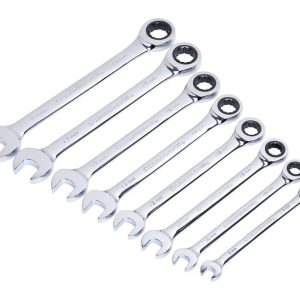 GearWrench Metric Combination Wrench 12 in. L 8 pc