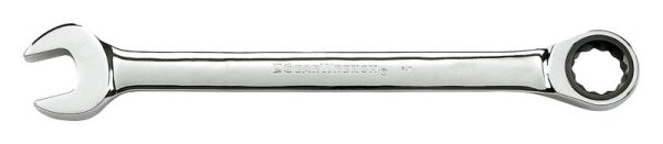 GearWrench 7/8 in. 12 Point SAE Ratcheting Combination Wrench 12 in. L 1 pc