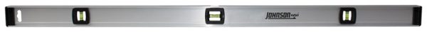 Johnson 48 in. Aluminum I-Beam Level 3 vial