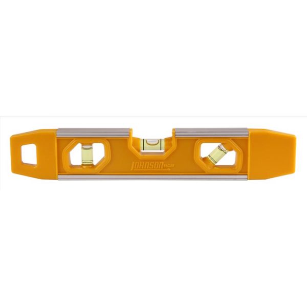 Johnson 9 in. Aluminum Magnetic Torpedo Level 3 vial
