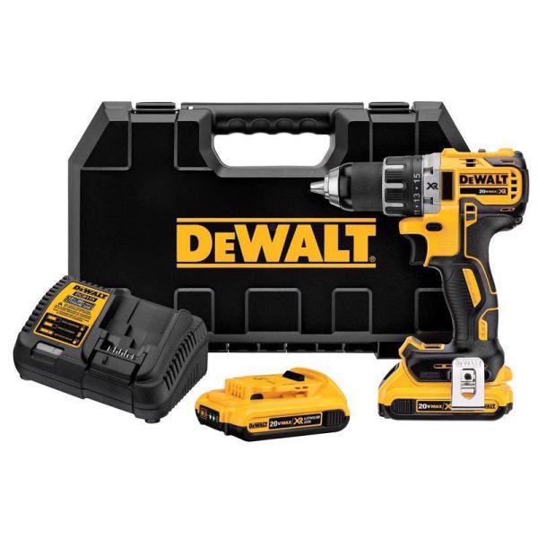 DEWALT 20V MAX 20 V 1/2 in. Brushless Cordless Compact Drill Kit (Battery & Charger)