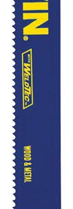 Irwin WeldTec 8 in. Bi-Metal Reciprocating Saw Blade 10 TPI 1 pk