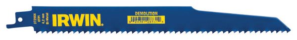 Irwin 9 in. Bi-Metal Reciprocating Saw Blade 6 TPI 5 pk