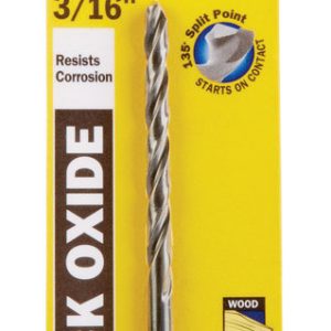 Irwin 3/16 in. X 3-1/2 in. L High Speed Steel Drill Bit 1 pc