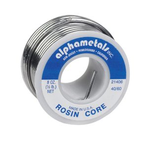 Alpha Fry 8 oz Rosin Core Solder Wire 0.09 in. D Tin/Lead 40/60 1 pc