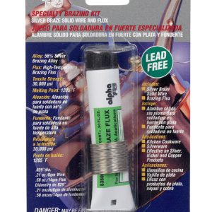 Alpha Fry 0.2 oz Lead-Free Specialty Brazing Kit 0.02 in. D Silver-Bearing Alloy 1 pc