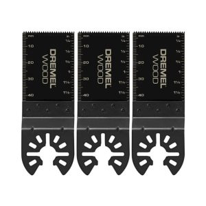 Dremel Multi-Max 1.7 in. X 1.25 in. L High Carbon Steel Wood Flush Cut Blade 3 pk