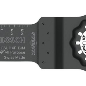 Bosch Starlock 1-1/4 in. X 4 in. L Bi-Metal Plunge Blade 1 pk
