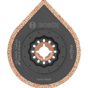 Bosch Starlock 2-1/2 in. X 4 in. L Carbide Grout Removal Blade 1 pk